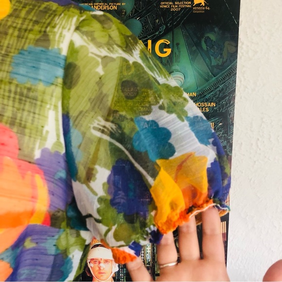 Vintage 1960’s Floral Puff Sleeve Dress Sixties Retro - Picture 6 of 6